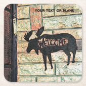 Mystic Moose Kartonnen Onderzetters (Voorkant)