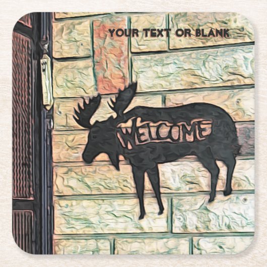 Mystic Moose Kartonnen Onderzetters (Voorkant)