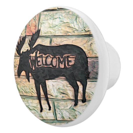 Mystic Moose Keramische Knop (Rechts)