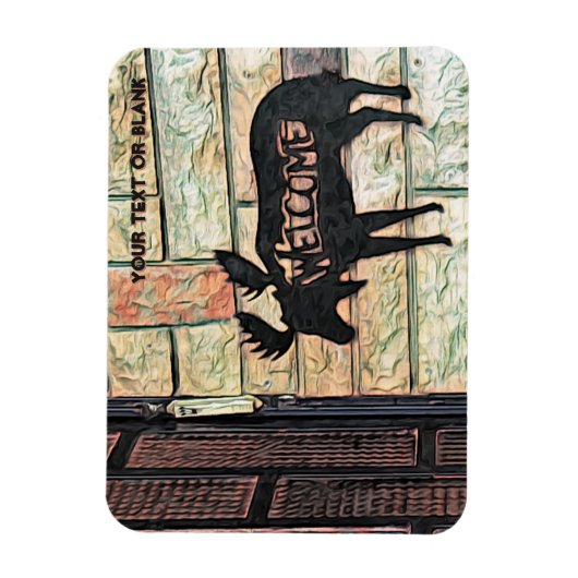 Mystic Moose Magneet (Verticaal)