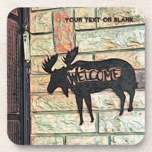 Mystic Moose Onderzetter (Voorkant)