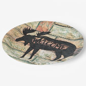 Mystic Moose Papieren Bordje (Gekanteld)