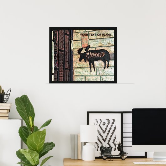 Mystic Moose Poster (Thuiskantoor)