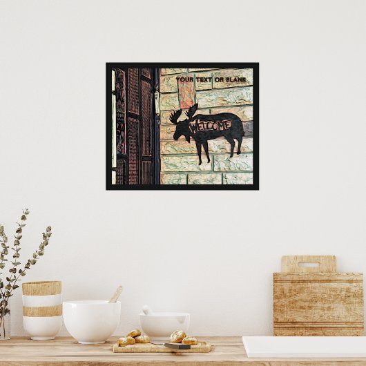 Mystic Moose Poster (Keuken)