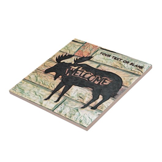 Mystic Moose Tegeltje (Zijkant)