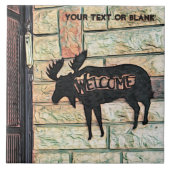 Mystic Moose Tegeltje (Voorkant)