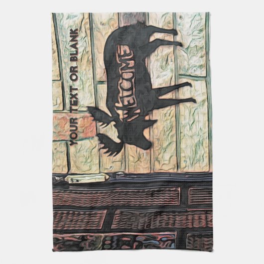 Mystic Moose Theedoek (Verticaal)