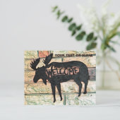 Mystic Moose - Tzfat Feestdagenkaart (Staand voorkant)