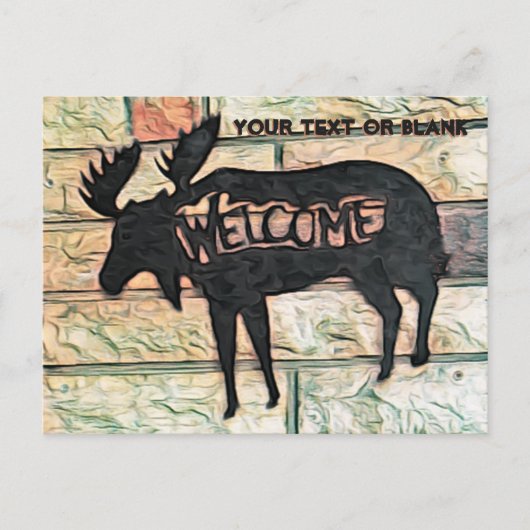 Mystic Moose - Tzfat Feestdagenkaart (Voorkant)