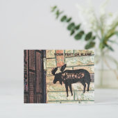 Mystic Moose - Tzfat Feestdagenkaart (Staand voorkant)