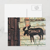 Mystic Moose - Tzfat Feestdagenkaart (Voorkant / Achterkant)