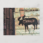 Mystic Moose - Tzfat Feestdagenkaart (Voorkant)