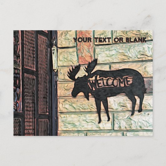 Mystic Moose - Tzfat Feestdagenkaart (Voorkant)