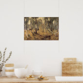 Mystic Morn Hans Heysen 1904 South Australia Poster (Keuken)