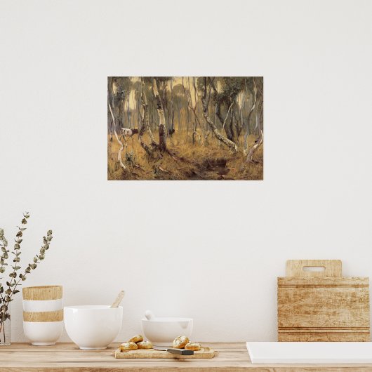 Mystic Morn Hans Heysen 1904 South Australia Poster (Keuken)