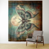 Mystic Moth 1 Wandkleed (In situ)