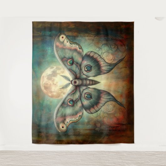 Mystic Moth 1 Wandkleed (Voorkant)