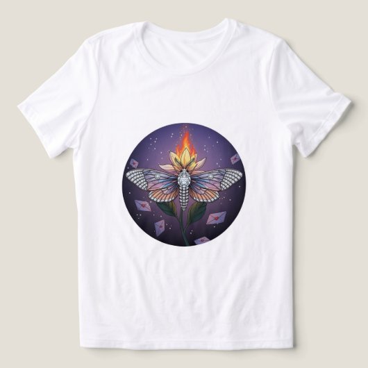 Mystic Moth Fire T-shirt 🔥🦋 (Design voorkant)