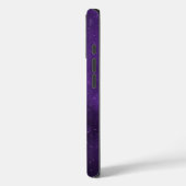 Mystic Moth & Norse draait op kosmisch Paarse Case-Mate iPhone Case (Achterkant / Links)