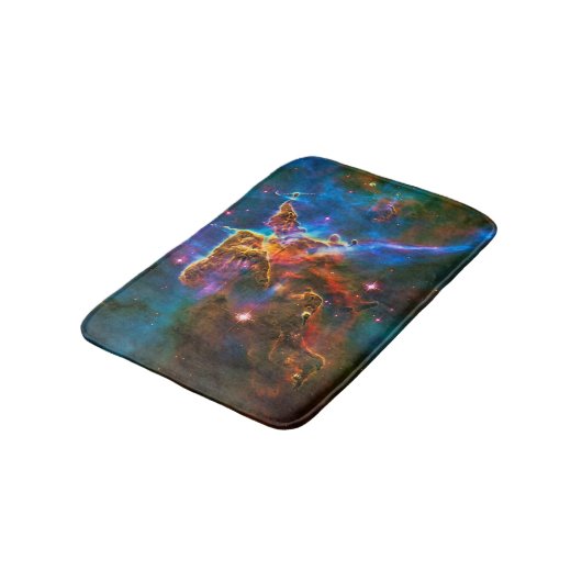 Mystic Mountain, Carina Nebula afbeelding Badmat (Gekanteld)