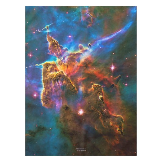 Mystic Mountain, Carina Nebula afbeelding Tafelkleed (Voorkant)
