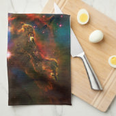 Mystic Mountain, Carina Nebula afbeelding Theedoek (Quarter Fold)