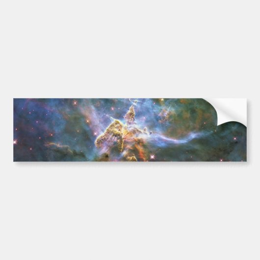 Mystic Mountain Carina Nebula HH 901 HH 902 Wide Bumpersticker (Voorkant)