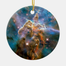 Mystic Mountain Carina Nebula Hubble Space Foto Keramisch Ornament