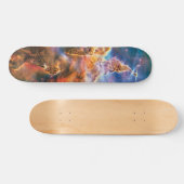 Mystic Mountain Carina Nebula Hubble Space Foto Skateboard (Horizontaal)