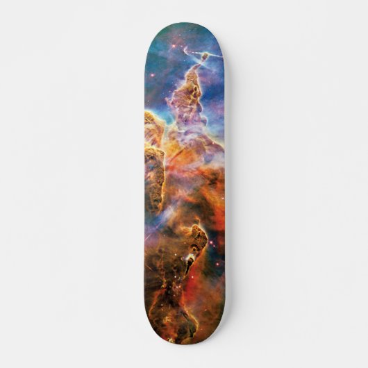 Mystic Mountain Carina Nebula Hubble Space Foto Skateboard (Voorkant)