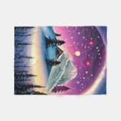 Mystic Mountain Fleece Blanket Deken (Voorkant (Horizontaal))