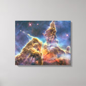 Mystic Mountain in Carina Nebula Canvas Afdruk (Voorkant)