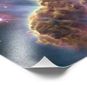 Mystic Mountain in Carina Nebula Foto Afdruk (Hoek)