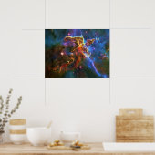 Mystic Mountain in Carina Nebula - geweldige Poster (Keuken)