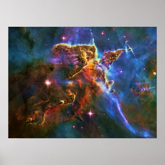 Mystic Mountain in Carina Nebula - geweldige Poster (Voorkant)