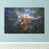 Mystic Mountain in Carina Nebula Hubble Space Canvas Afdruk (Insitu (Houten vloer))