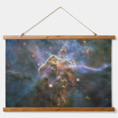 Mystic Mountain in Carina Nebula Hubble Space Hangend Wandkleed (Voorkant)