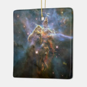 Mystic Mountain in Carina Nebula Hubble Space Keramisch Ornament (Links)