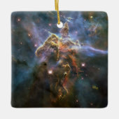 Mystic Mountain in Carina Nebula Hubble Space Keramisch Ornament (Voorkant)