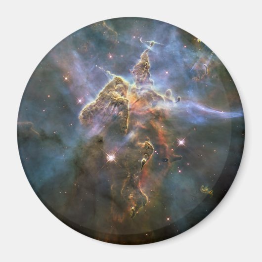 Mystic Mountain in Carina Nebula Hubble Space Magneet (Voorkant)