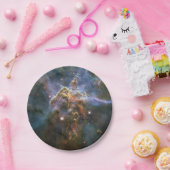 Mystic Mountain in Carina Nebula Hubble Space Papieren Bordje (Feest)