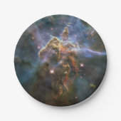Mystic Mountain in Carina Nebula Hubble Space Papieren Bordje (Voorkant)