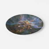 Mystic Mountain in Carina Nebula Hubble Space Papieren Bordje (Gekanteld)