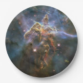 Mystic Mountain in Carina Nebula Hubble Space Papieren Bordje (Voorkant)