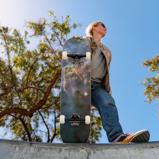 Mystic Mountain in Carina Nebula Hubble Space Persoonlijk Skateboard (Buiten 1)