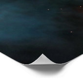 Mystic Mountain in Carina Nebula Hubble Space Poster (Hoek)