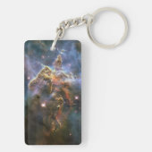 Mystic Mountain in Carina Nebula Hubble Space Sleutelhanger (achterkant)
