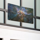 Mystic Mountain in Carina Nebula Hubble Space Spandoek (Buitenkant Gebouw)