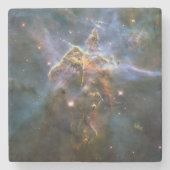 Mystic Mountain in Carina Nebula Hubble Space Stenen Onderzetter (Voorkant)