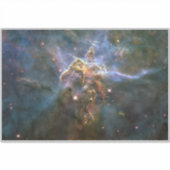 Mystic Mountain in Carina Nebula Hubble Space Sticker (Voorkant)
